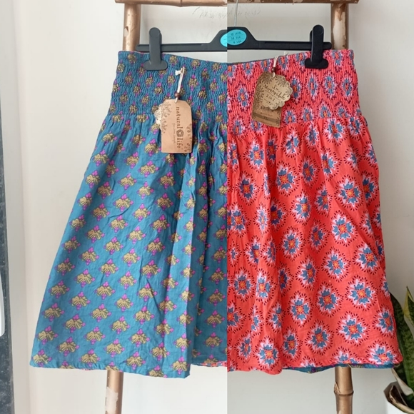 NWT Reversible Boho Skater Skirt - Picture 2 of 16